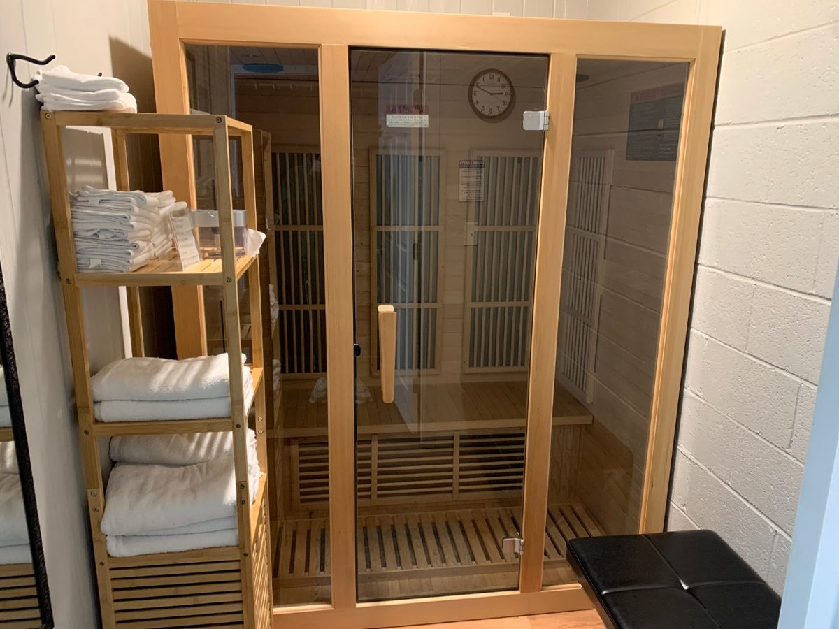 Sauna at Phoenix Fitness in Toccoa, GA
