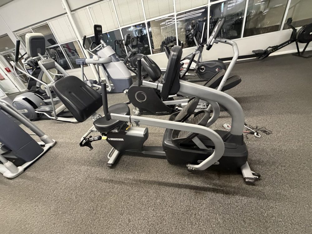 Spirit recumbent stepper at Phoenix Fitness gym in Toccoa, GA