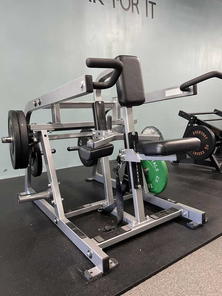 Hammer Strength plate-loaded machine at Phoenix Fitness gym in Toccoa, GA