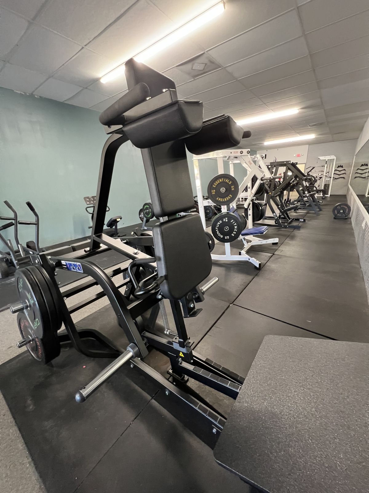 The Phoenix Fitness weight floor at Phoenix Fitness gym in Toccoa, GA